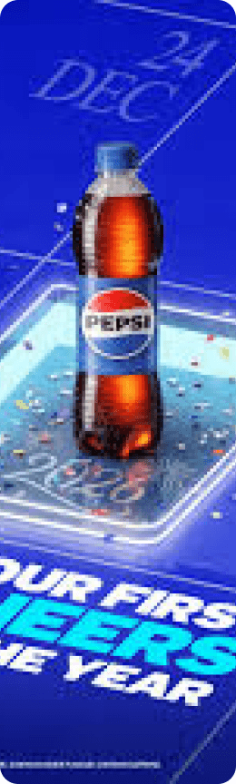 Pepsi — your first cheers of the year